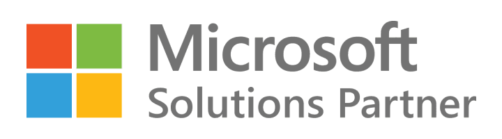 microsoft-solutions-partner The image shows the Microsoft logo, consisting of four colored squares, next to the text Microsoft Solutions Partner in gray letters, highlighting expertise in Managed IT Services on a light background.